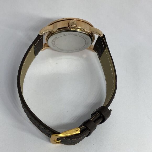 Michael Kors MK3486 Women's Brown Leather Analog Dial Quartz Wrist Watch KS555 - Picture 11 of 12